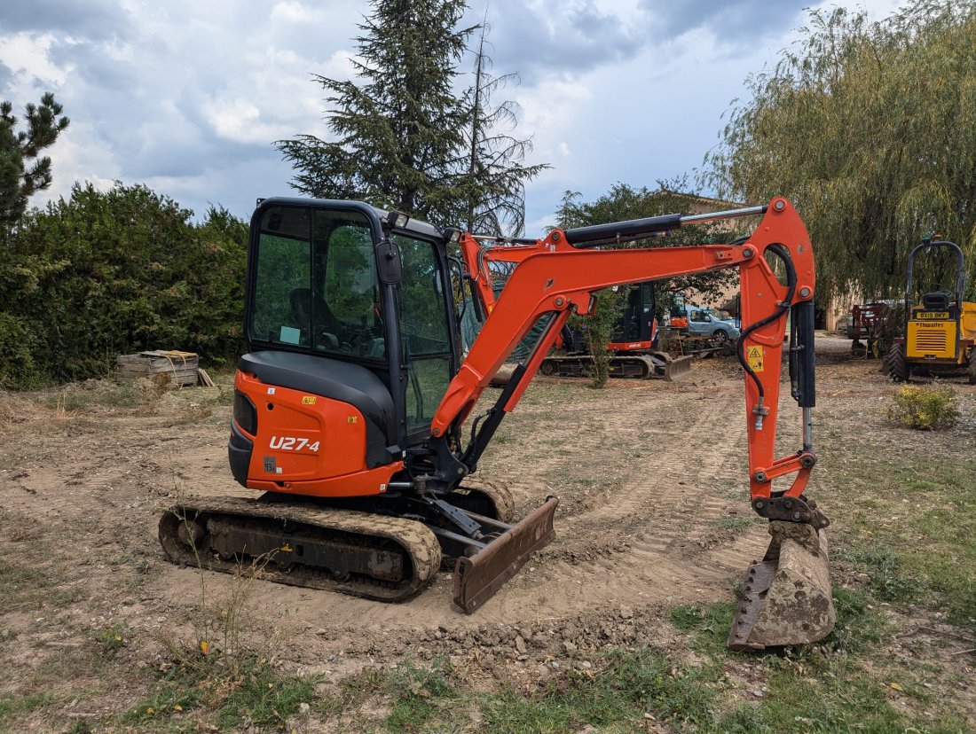 Mini pelle Kubota U27-4 de 2019 avec 2164H 26 000 € N°162