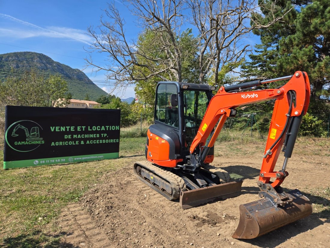 Mini pelle Kubota U27-4 de 2022 avec 1081H 29 500 € N°164