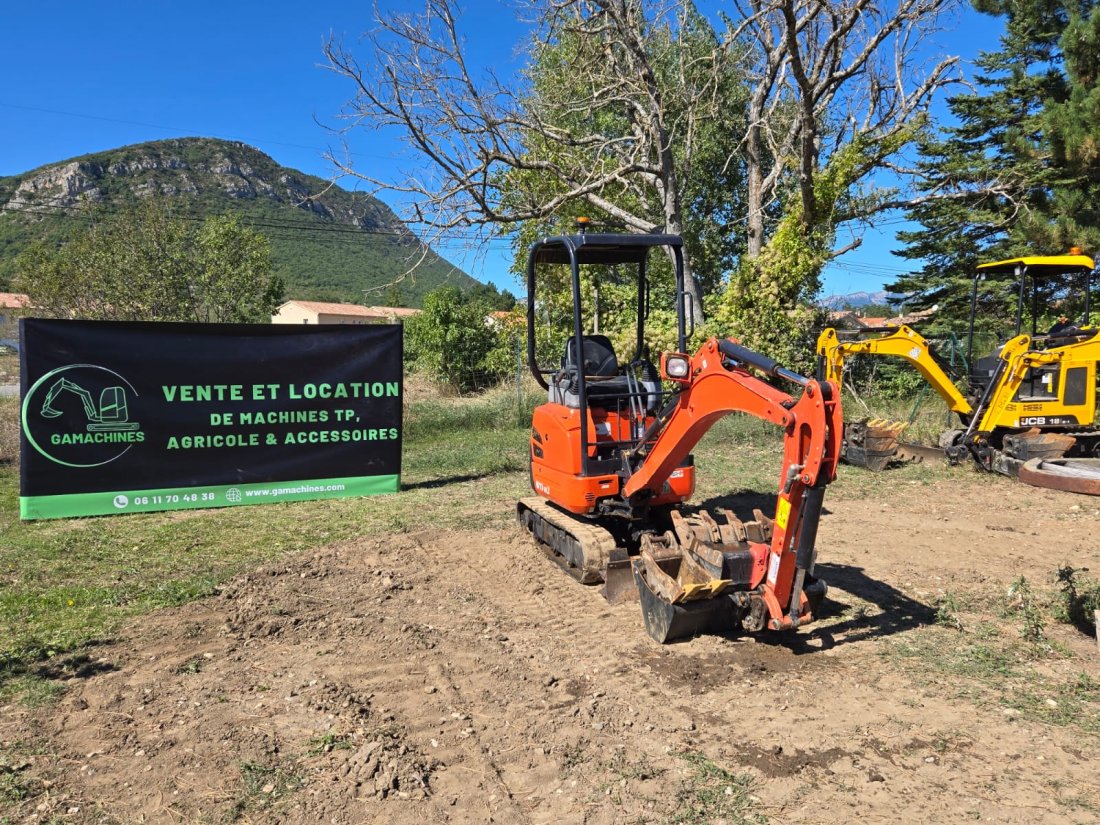 Kubota U17-3 alpha de 2021 avec 1161 H 18 000 € N°158