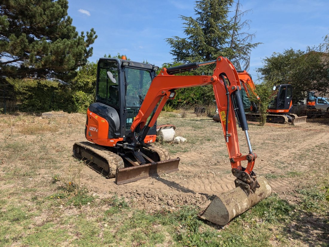 Mini pelle Kubota U27-4 de 2019 avec 2682H 25 700 € N°163