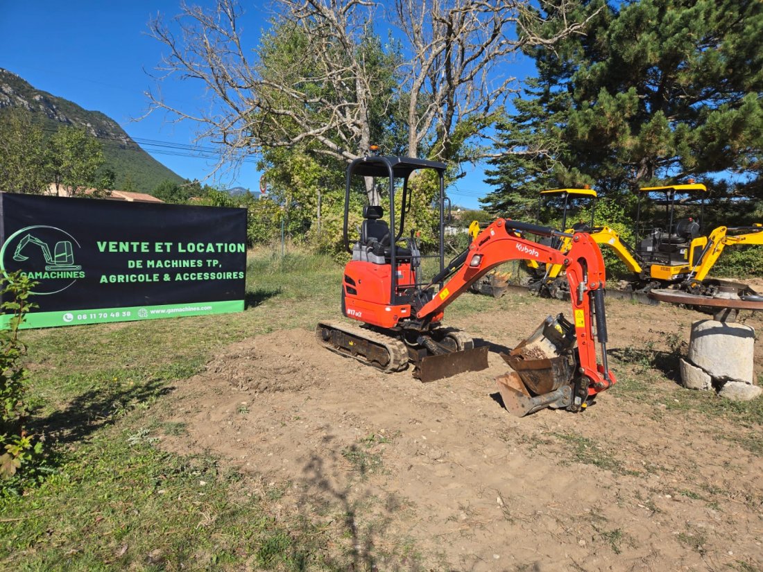 Kubota U17-3 alpha de 2022 avec 483H 20 500 € N°132