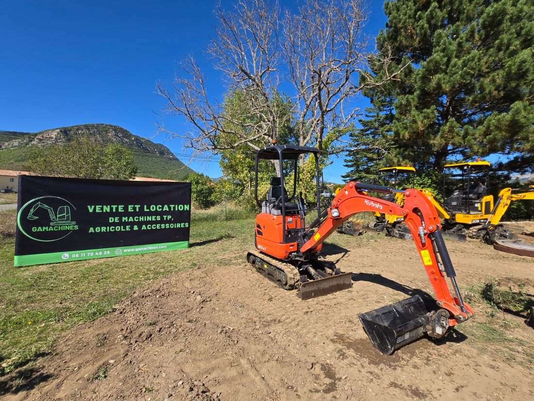 Kubota U17-3 alpha de 2022 avec 542H 20 500 € N°133