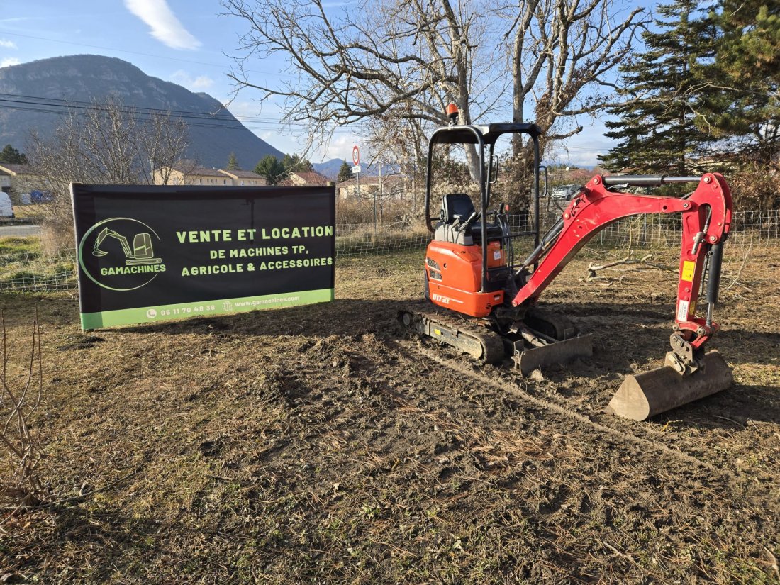 Kubota U17-3 alpha de 2021 avec 800H N°180