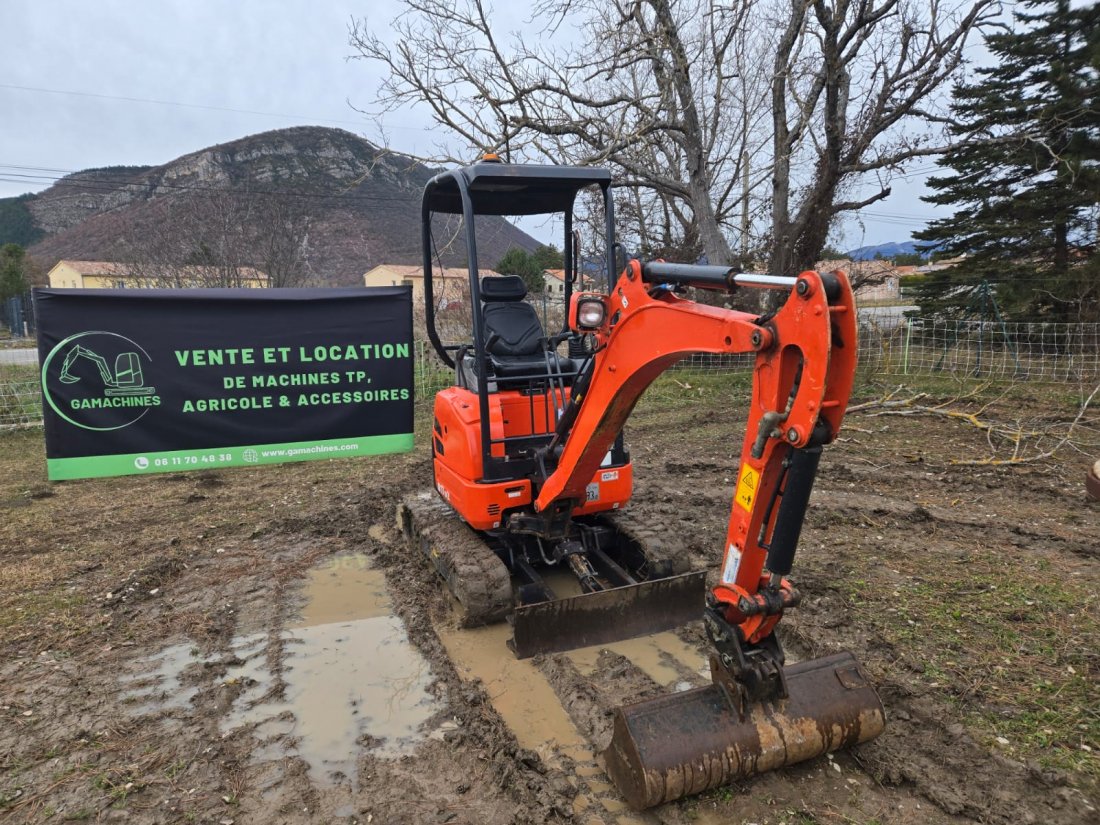 Kubota U17-3 alpha de 2021 avec 830H N°190