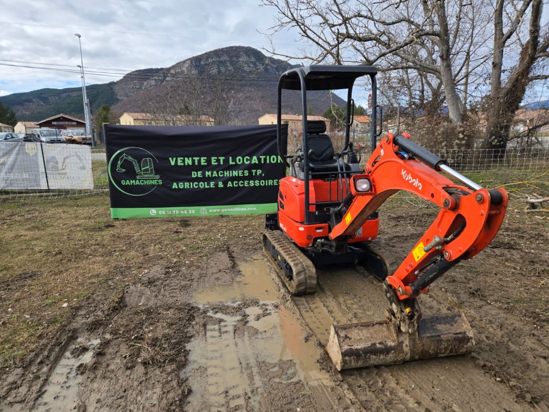 Kubota U17-3 alpha de 2022 avec 707H N°194